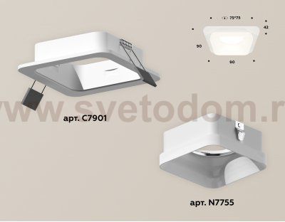 Точечный светильник Ambrella XC7901013
