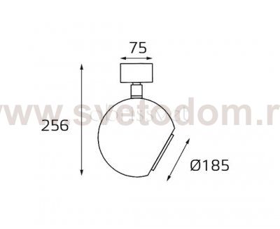 XFST65 светильник потолочный Italline