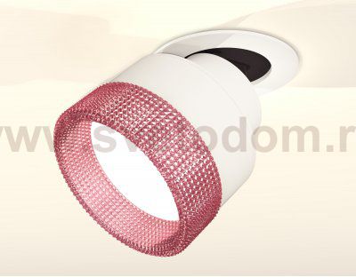 Комплект встраиваемого поворотного светильника с композитным хрусталем Ambrella XM8101542 XM
