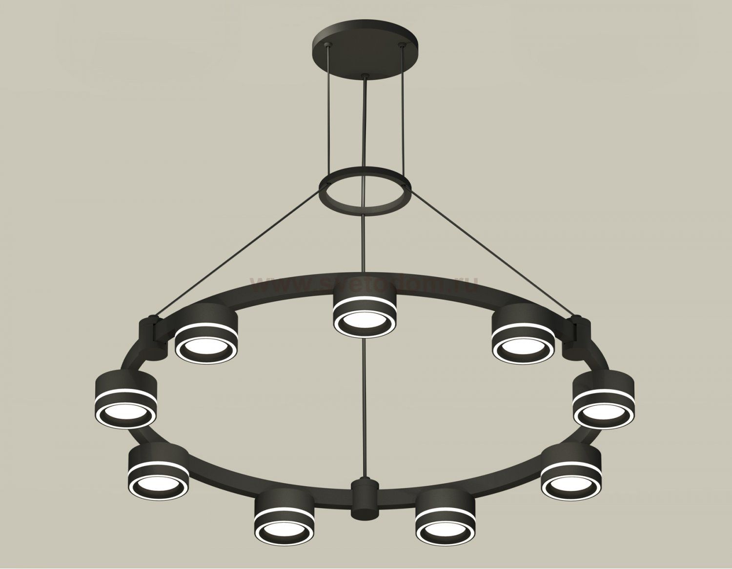 Комплект подвесного светильника с акрилом Techno Ring Ambrella XR92051901 XR