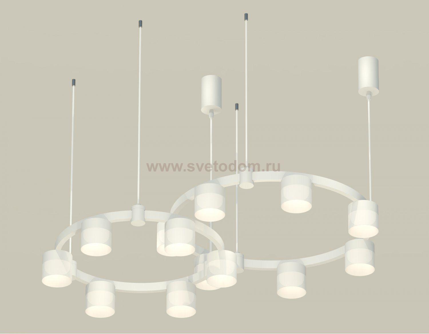 Комплект подвесного светильника Techno Ring с акрилом Ambrella XR92081002 XR