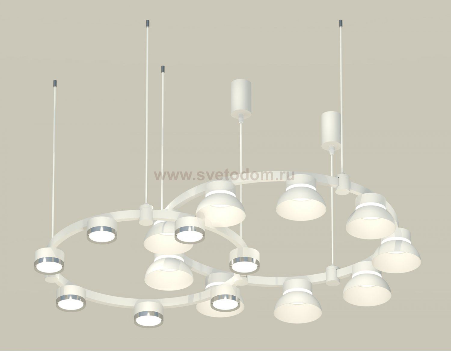 Комплект подвесного светильника Techno Ring с акрилом Ambrella XR92081100 XR