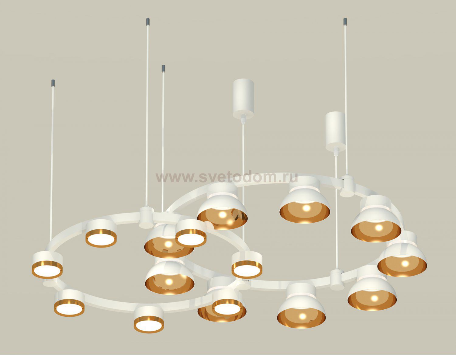 Комплект подвесного светильника Techno Ring с акрилом Ambrella XR92081110 XR