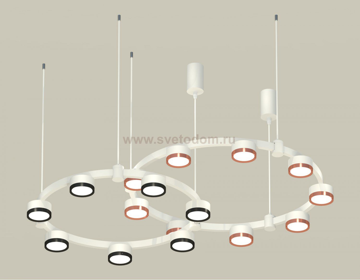 Комплект подвесного светильника Techno Ring Ambrella XR92081210 XR