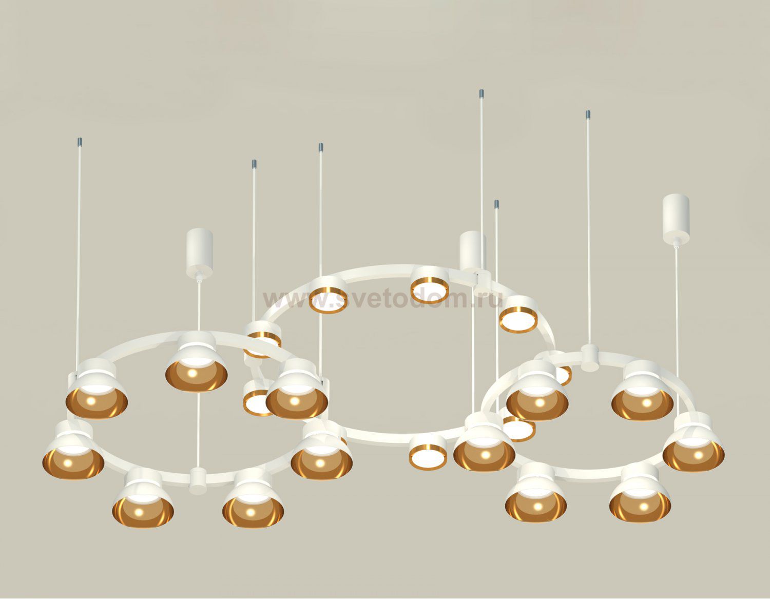 Комплект подвесного светильника Techno Ring с акрилом Ambrella XR92082000 XR