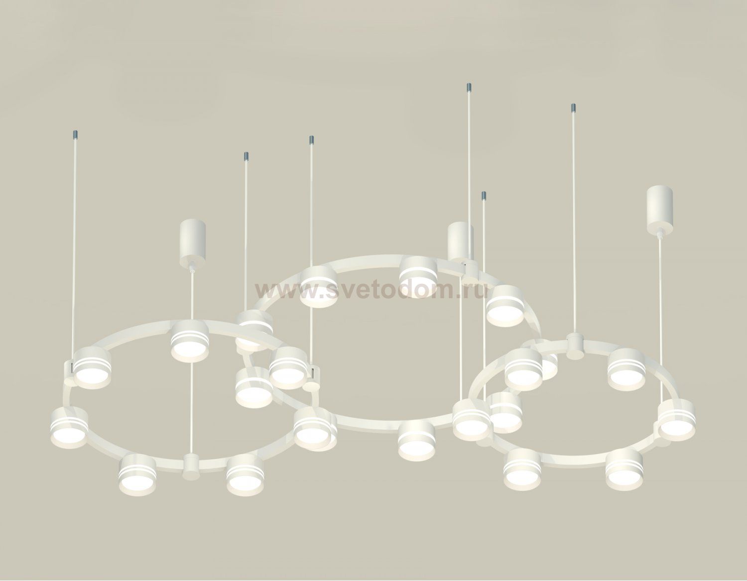 Комплект подвесного светильника Techno Ring с акрилом Ambrella XR92082210 XR