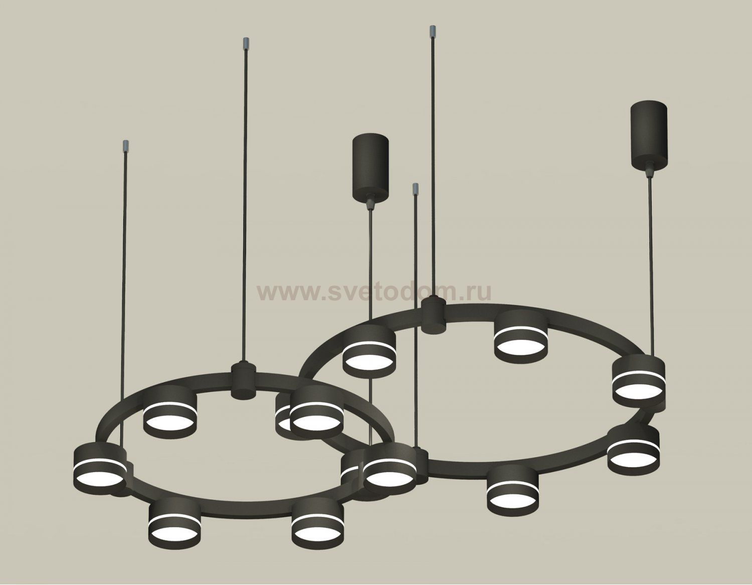 Комплект подвесного светильника Techno Ring с акрилом Ambrella XR92091005 XR