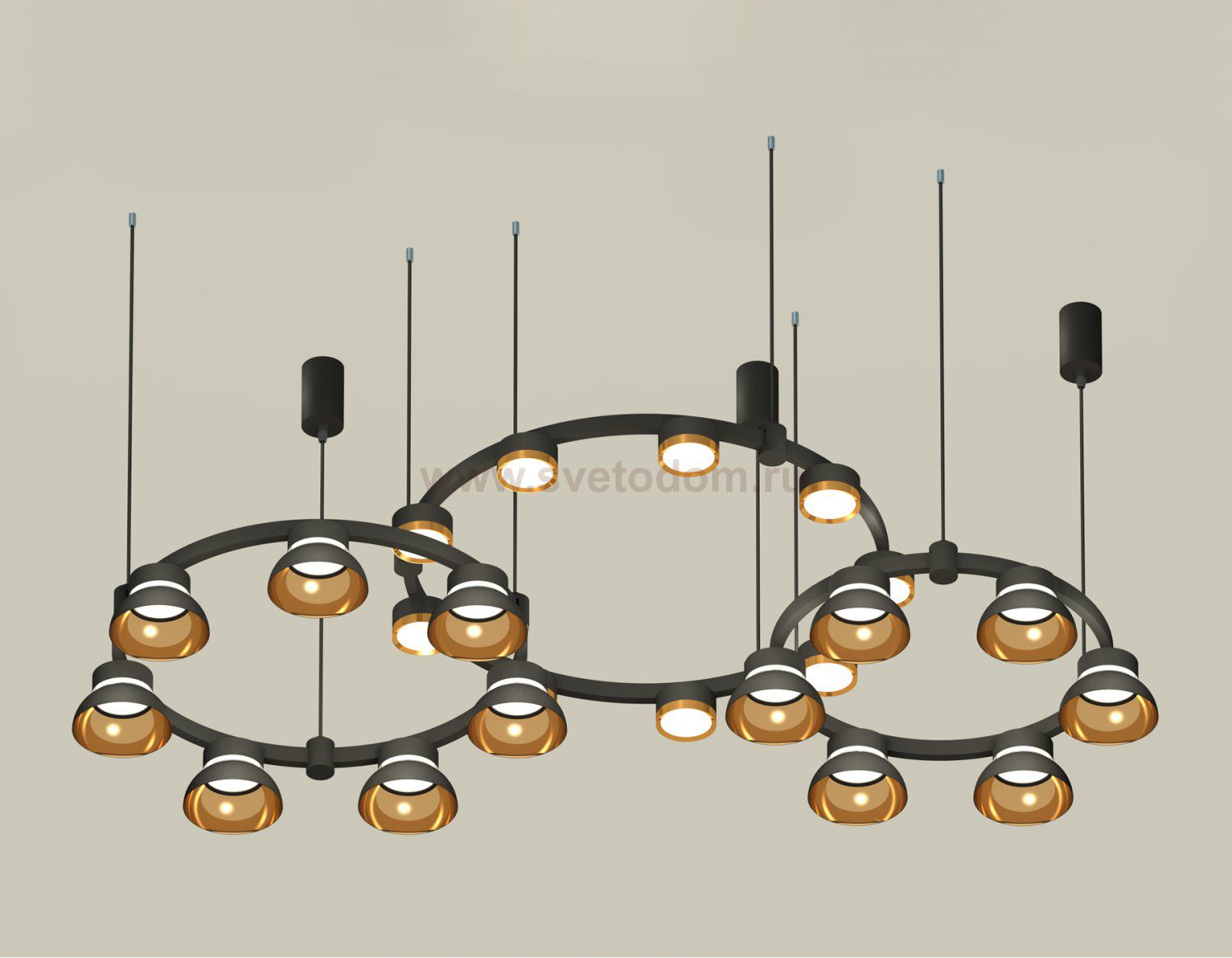 Комплект подвесного светильника Techno Ring с акрилом Ambrella XR92092000 XR