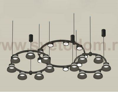 Комплект подвесного светильника Techno Ring с акрилом Ambrella XR92092010 XR