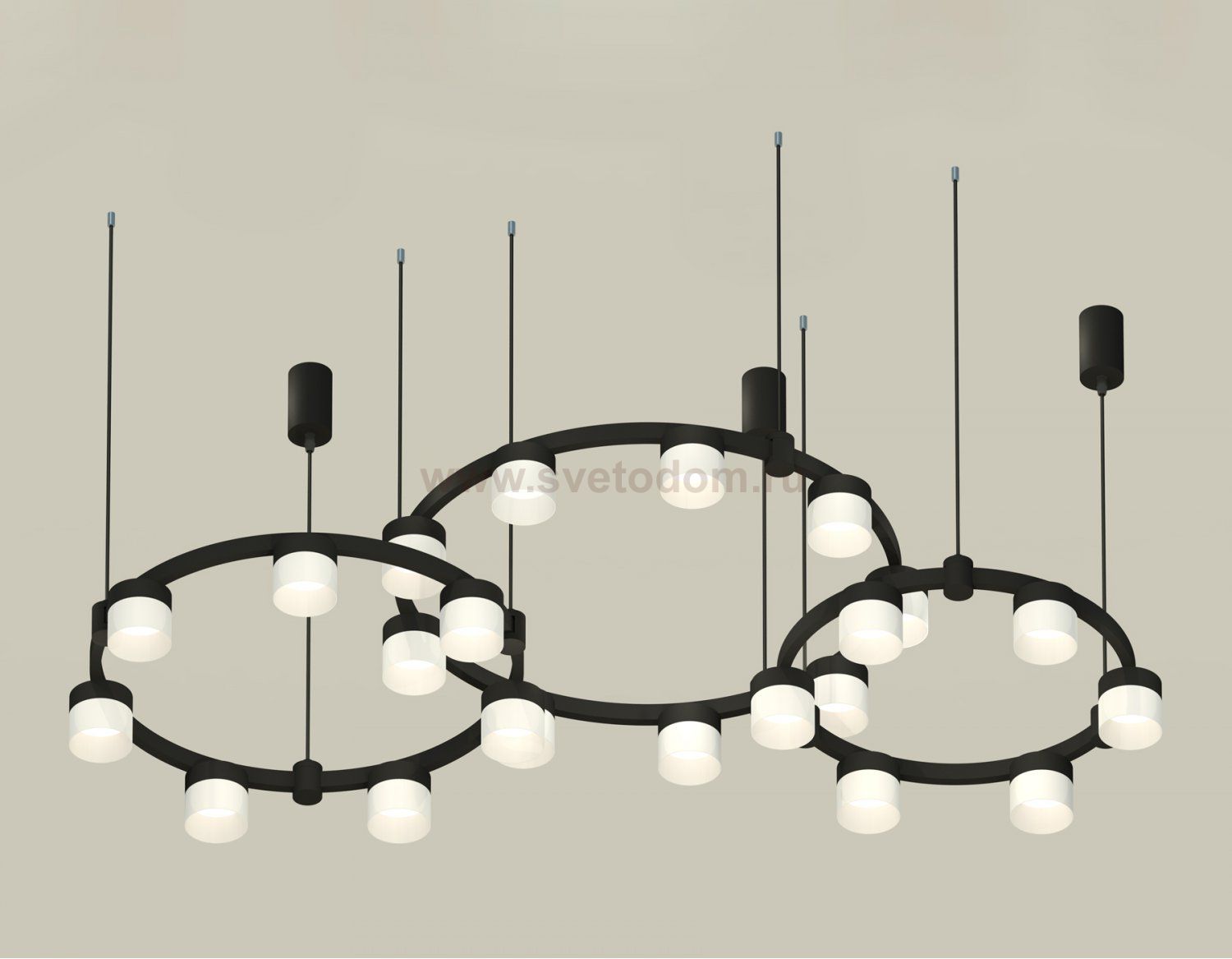 Комплект подвесного светильника Techno Ring с акрилом Ambrella XR92092210 XR