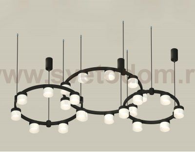 Комплект подвесного светильника Techno Ring с акрилом Ambrella XR92092210 XR