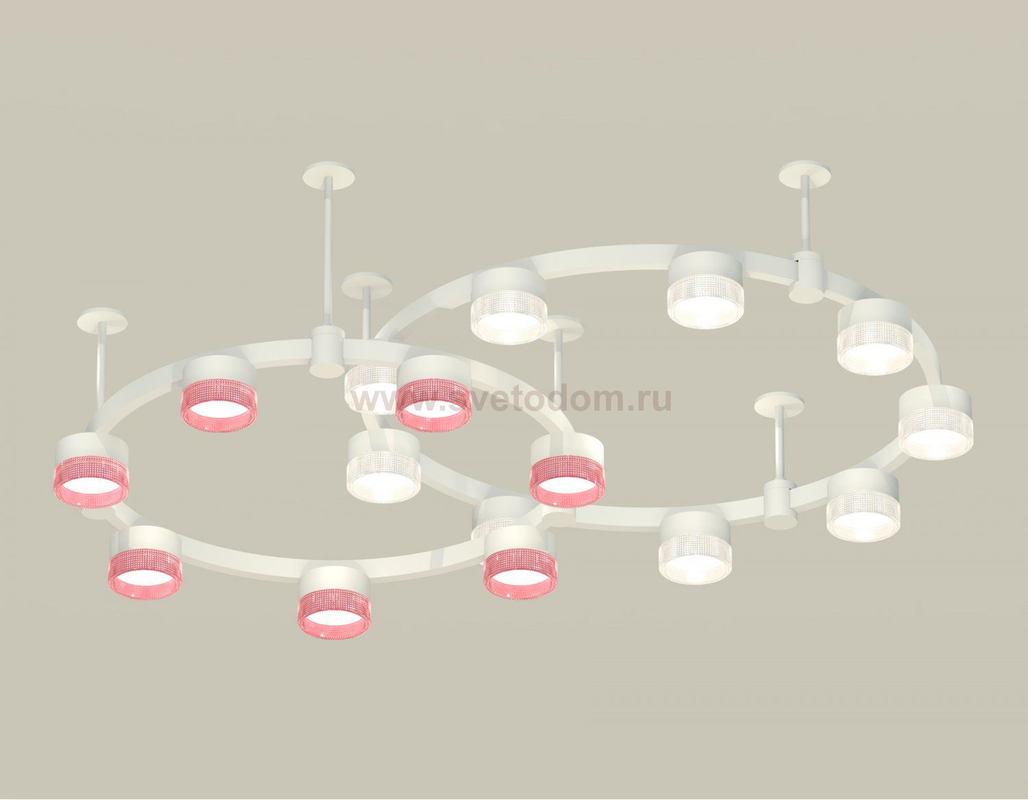 Комплект подвесного светильника Techno Ring с композитным хрусталем Ambrella XR92211210 XR