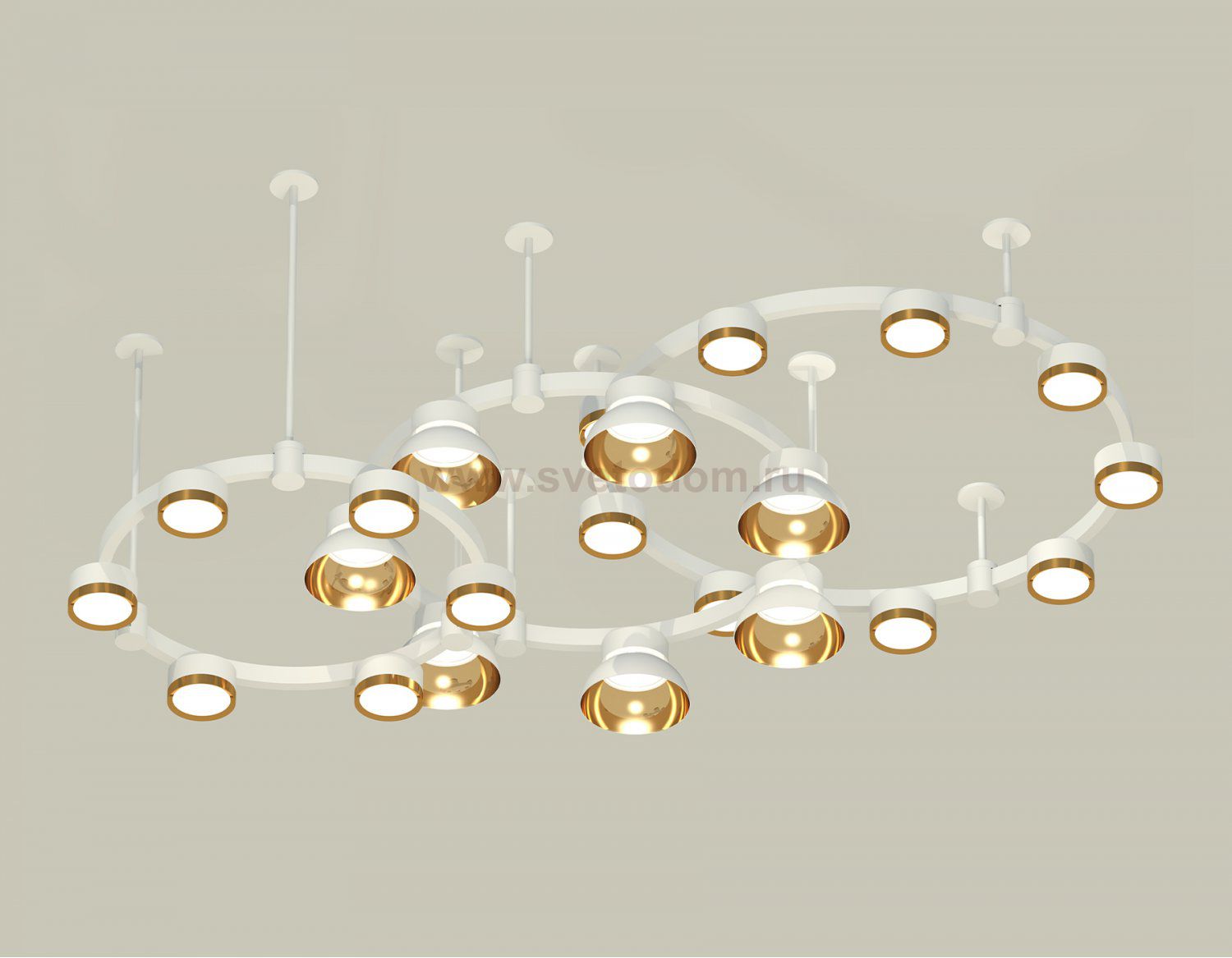 Комплект подвесного светильника Techno Ring с акрилом Ambrella XR92212001 XR