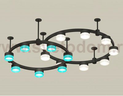 Комплект подвесного светильника Techno Ring с композитным хрусталем Ambrella XR92221210 XR