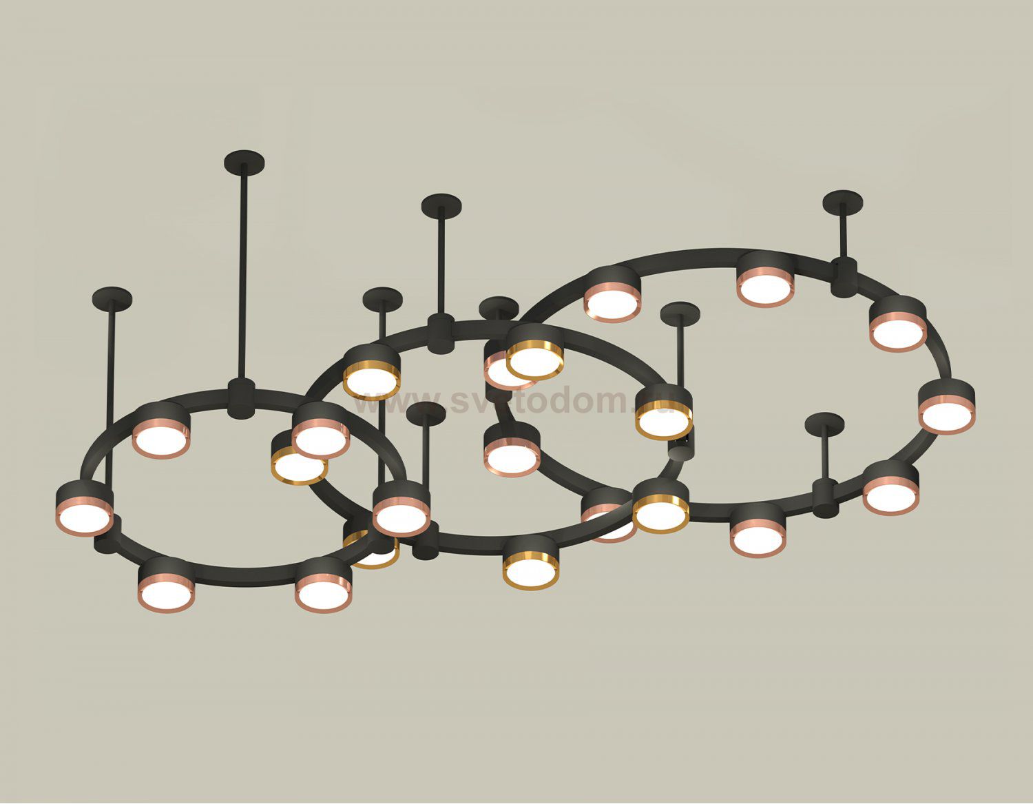 Комплект подвесного светильника Techno Ring Ambrella XR92222100 XR