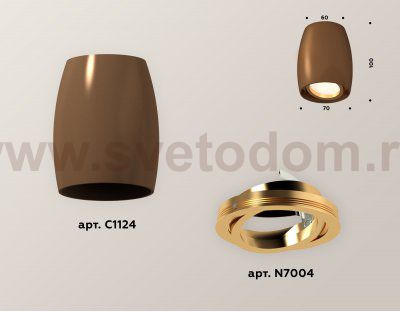 Точечный светильник Ambrella XS1124002