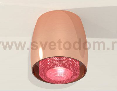 Комплект накладного светильника с композитным хрусталем Ambrella XS1144011 XS
