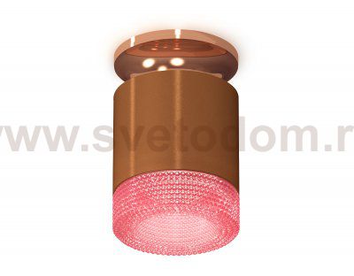 Комплект накладного светильника с композитным хрусталем Ambrella XS7404142 XS