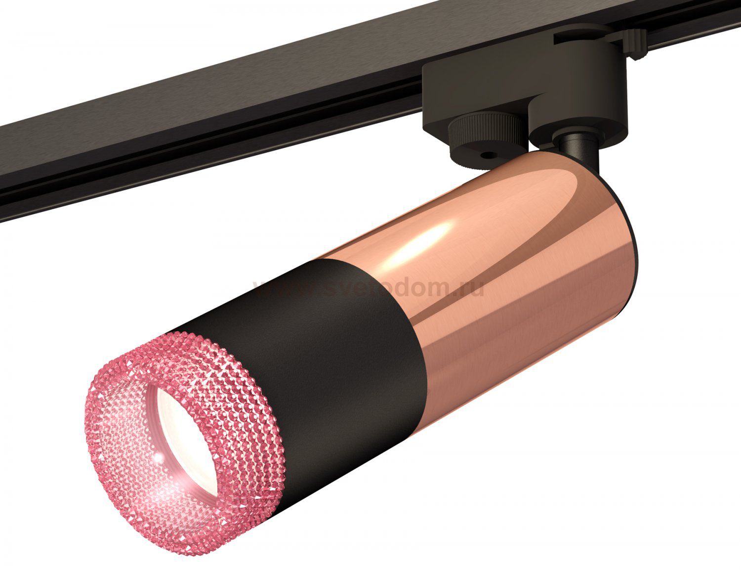 Комплект трекового однофазного светильника с композитным хрусталем Ambrella XT6302061 XT