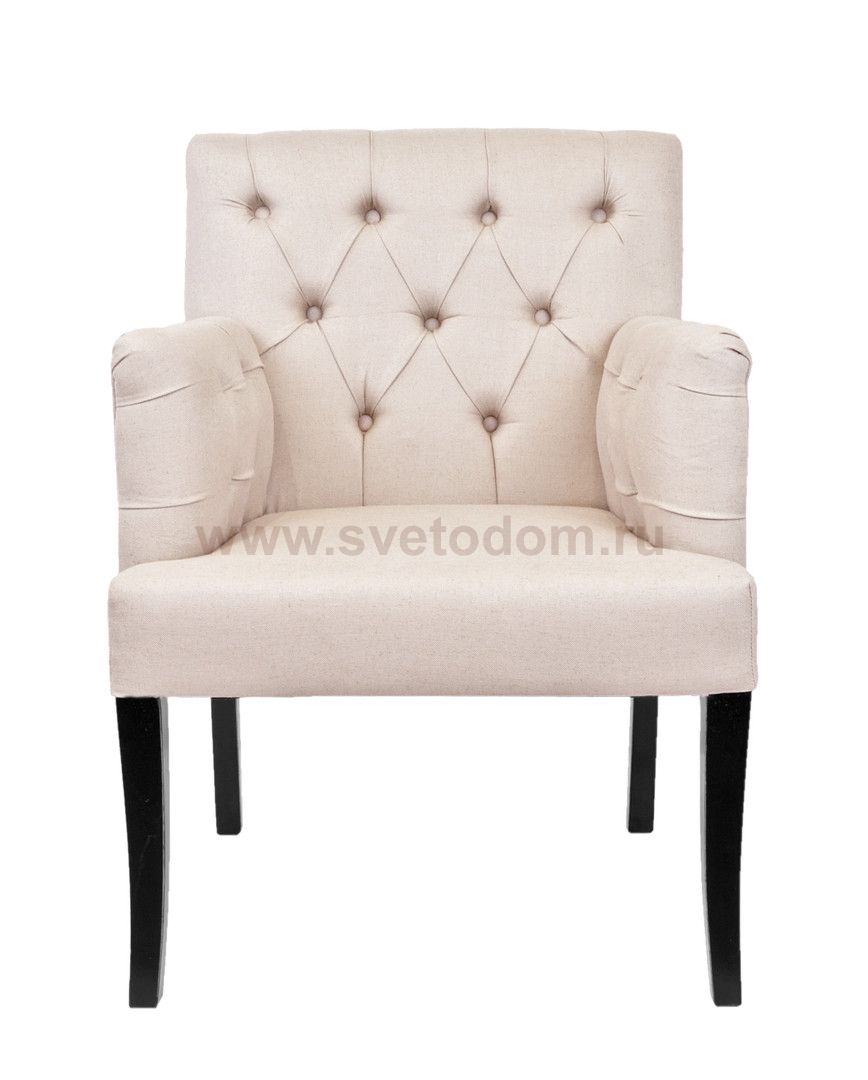 Низкое кресло Zander White MAK interior YF-1841-O Бежевый