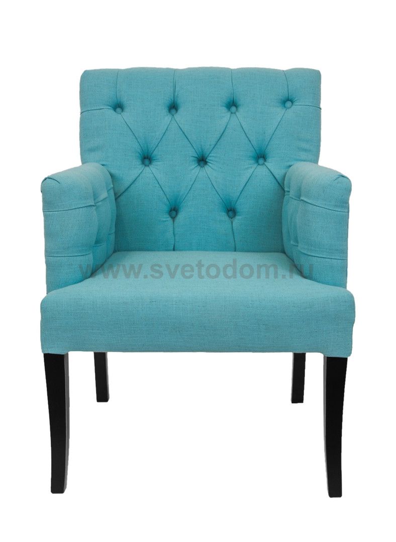 Низкое кресло Zander Blue MAK interior YF-1841-T Бирюзовый