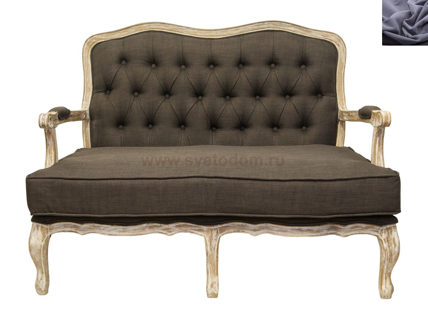 Диван Yareli Brown V2 MAK interior YF-1844-B-dark-grey Серый