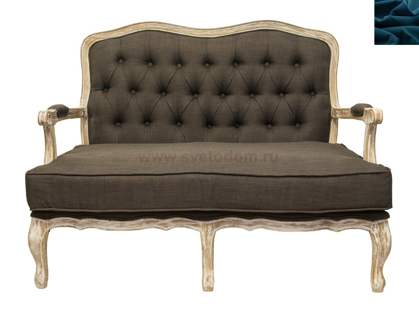 Диван Yareli Brown V2 MAK interior YF-1844-B-navy Синий