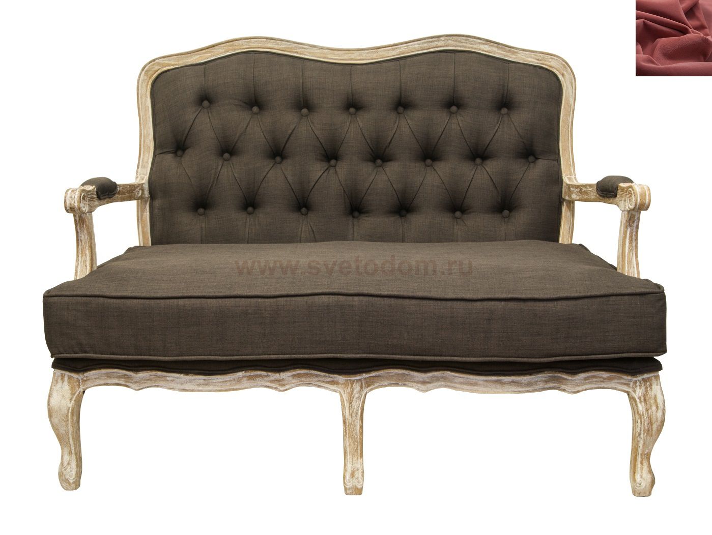 Диван Yareli Brown V2 MAK interior YF-1844-B-red Красный