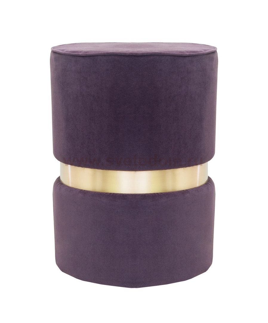 Дизайнерский пуф Brassy Violet MAK interior YF-1880-V Фиолетовый