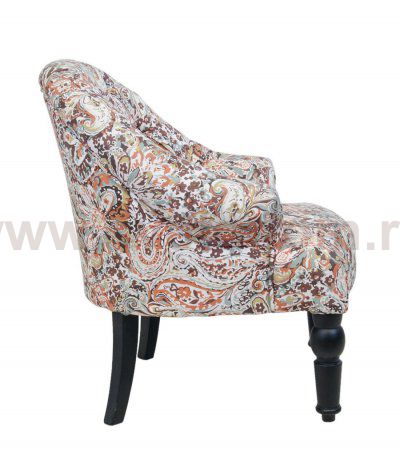 Низкое кресло Desta Orange Flower MAK interior YF-1886-C2 Разноцветный
