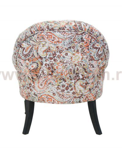 Низкое кресло Desta Orange Flower MAK interior YF-1886-C2 Разноцветный