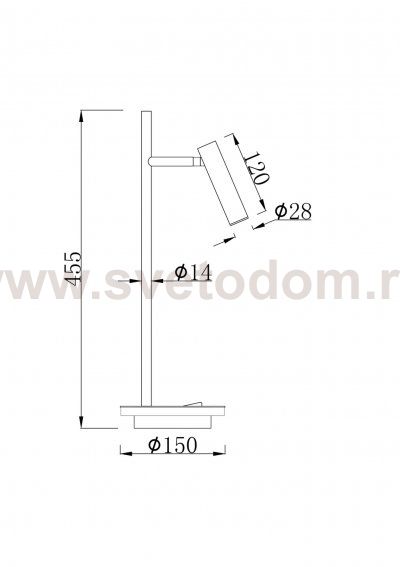 Настольная лампа Maytoni Z010TL-L8W3K Estudo