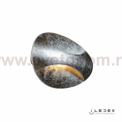 Настенный светильник iLedex Flux ZD7151-6W 3000K silver foil