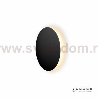 Настенный светильник iLedex Lunar ZD8102-12W 3000K matt black