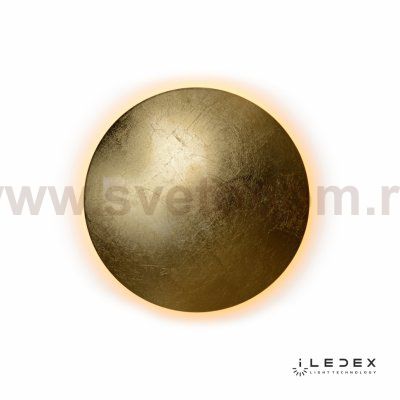 Настенный светильник iLedex Lunar ZD8102-18W 3000K gold foil