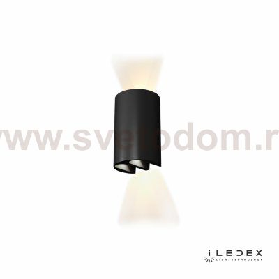 Настенный светильник iLedex Double ZD8161-12W 3000K matt black