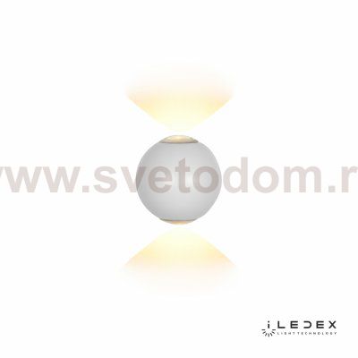 Настенный светильник iLedex Rainbow ZD8168-6W 3000K matt white