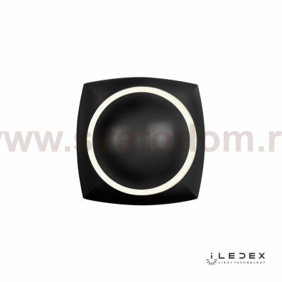Настенный светильник iLedex Reversal ZD8172-6W 3000K matt black