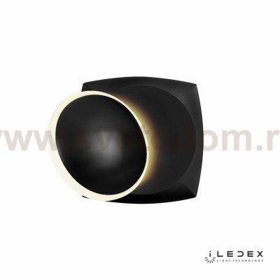 Настенный светильник iLedex Reversal ZD8172-6W 3000K matt black