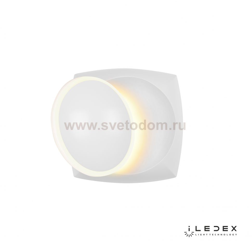 Настенный светильник iLedex Reversal ZD8172-6W 3000K matt white