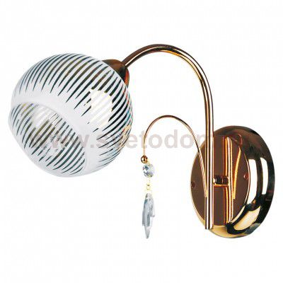 Светильник настенный ZOLA-WL60E27*1GD металл, стекло E27*1*60W