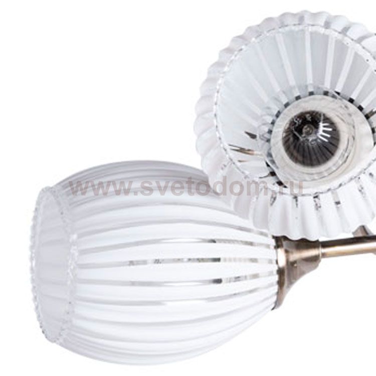Плафон стекло полосатый 110*125мм E27 (37мм посадка) Arte lamp A2941PL ARYA