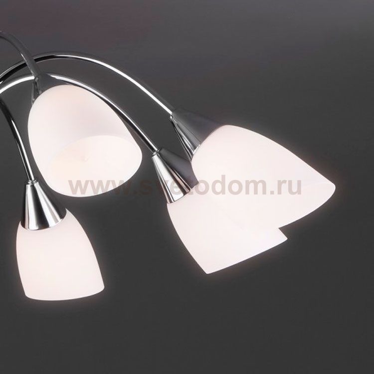 Плафон стекло белый матовый со скосом 100*150мм Е27 (43мм посадка) Евро 30149 Ellene