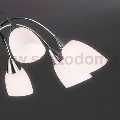 Плафон стекло белый матовый со скосом 100*150мм Е27 (43мм посадка) Евро 30149 Ellene