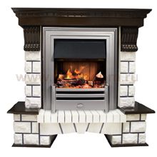 Портал Pierre Luxe (классика Opti-Myst и Optiflame) белый Dimplex