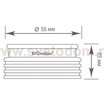 Cветодиодный модуль, 6Вт, 510Лм, 4000К, 24°, Ra90, Φ55*H23mm, AC220-245В, белый