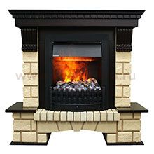 Портал Pierre Luxe (классика Opti-Myst и Optiflame) Шампань Dimplex