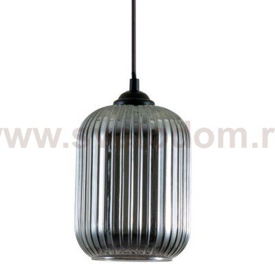 Плафон стекло дымчатый 150*200мм Е27 (38мм посадка) Arte lamp A1902SP-1BK ARWEN
