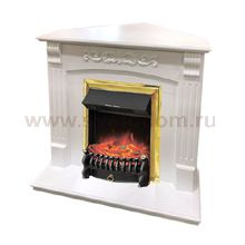 Портал Sorrento (белый дуб) под классический очаг Royal Flame