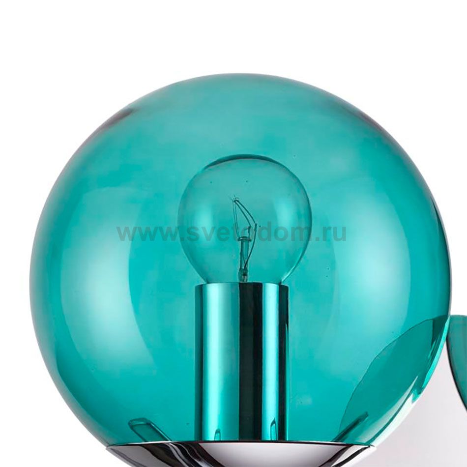 Плафон сстекло голубой 140мм (57мм посадка) Lumion 4454 SIERRA под пружины